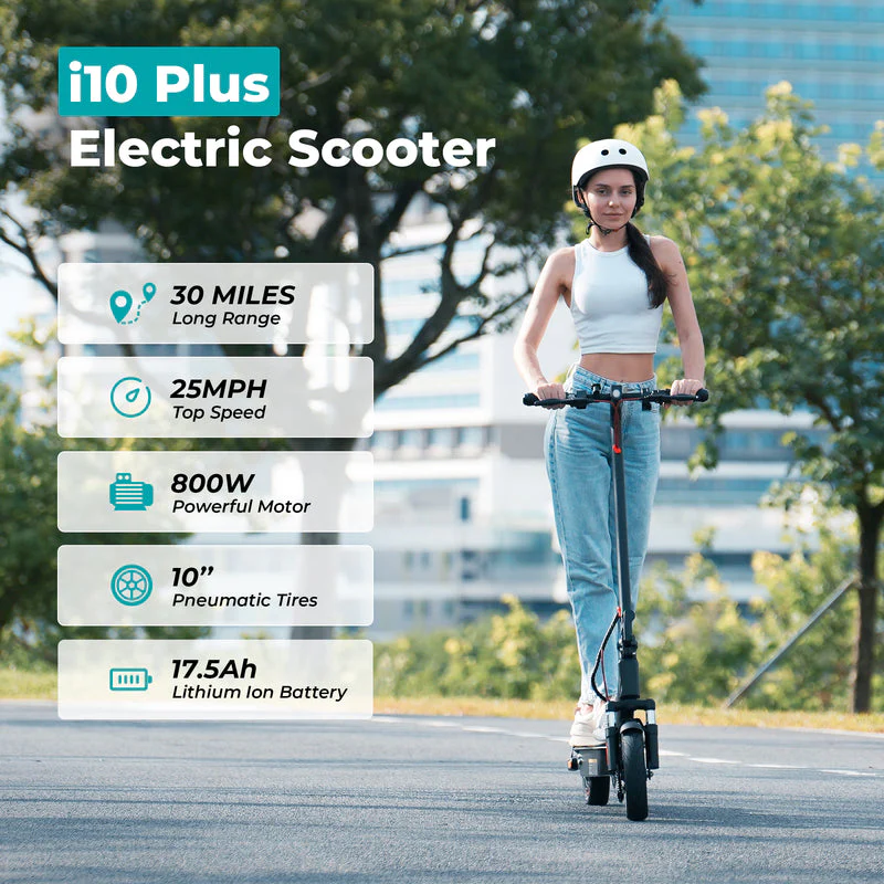 iScooter i10Plus 800W Motor E Scooter Foldable with 10" Pneumatic Tires iScooter i10Plus 800W Motor E Scooter Foldable with 10" Pneumatic Tires iScooter i10Plus 800W Motor E Scooter Foldable with 10" Pneumatic Tires iScooter i10Plus 800W Motor E Scooter Foldable with 10" Pneumatic Tires